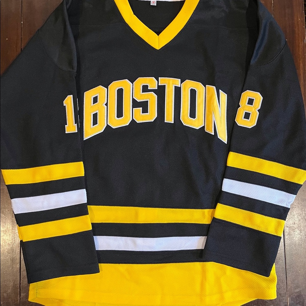 Youth Happy Gilmore Boston Bruins jersey Medium